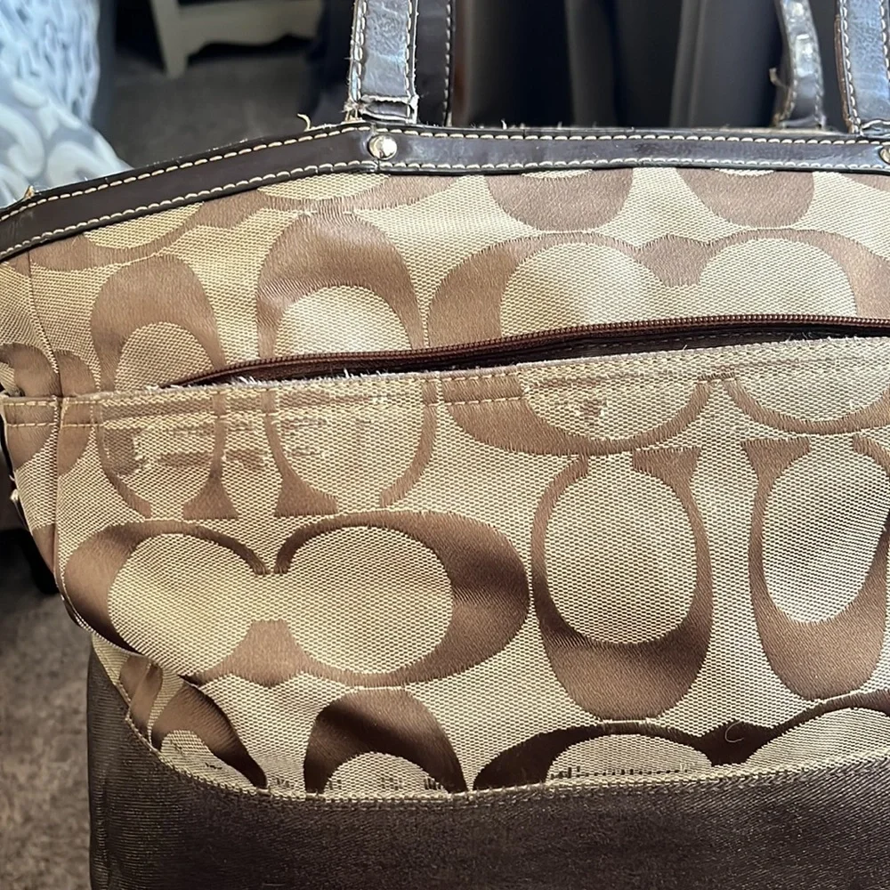 Large Coach Diaper Bag/Tote